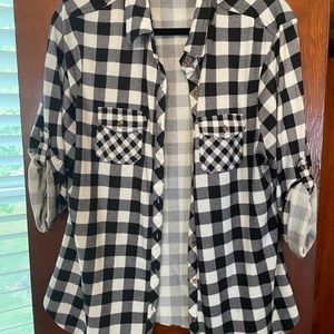 Buffalo plaid button up